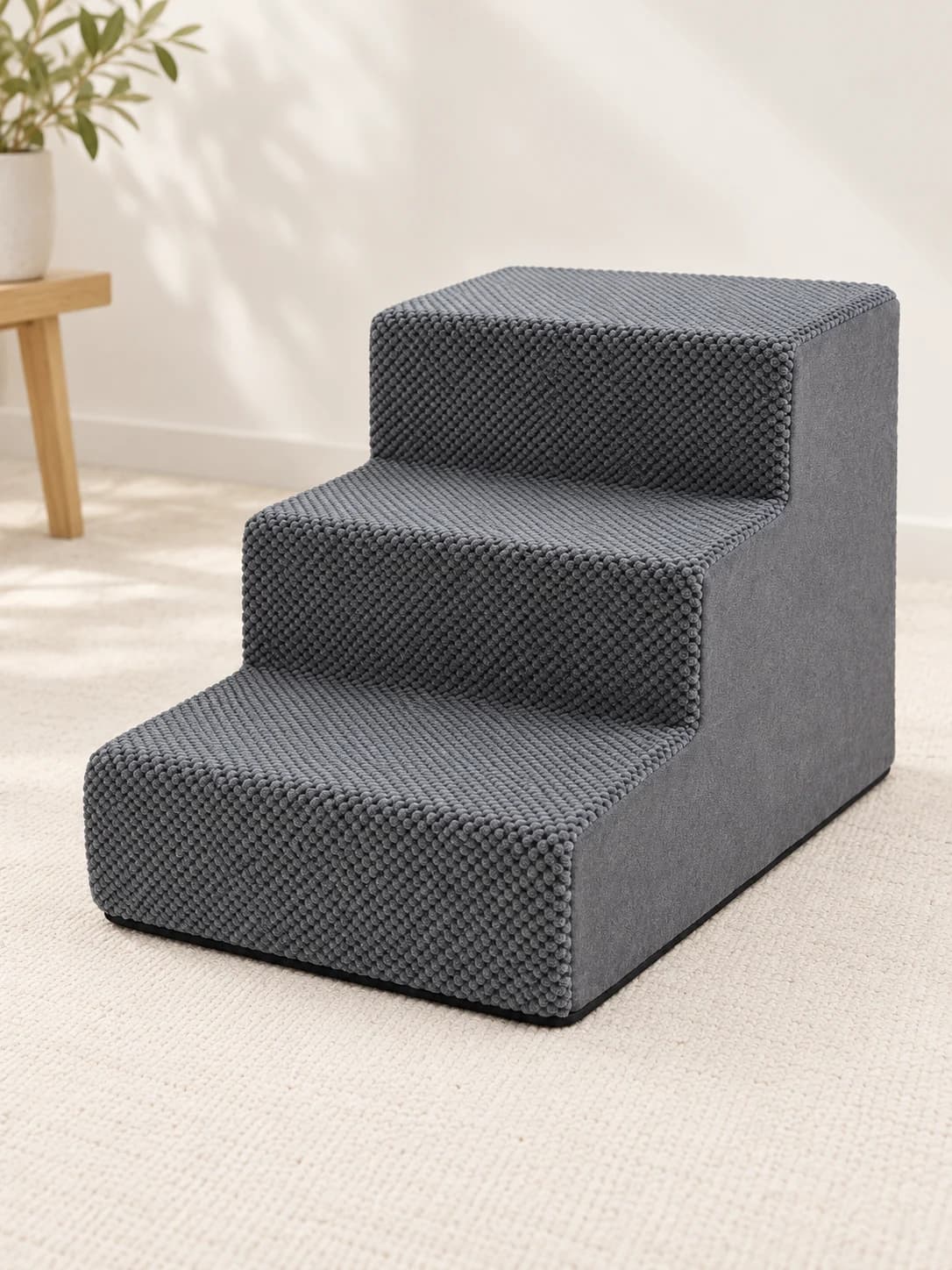 Hundetreppe mit geraden Stufen – 30 bis 55 cm, 7 Farben